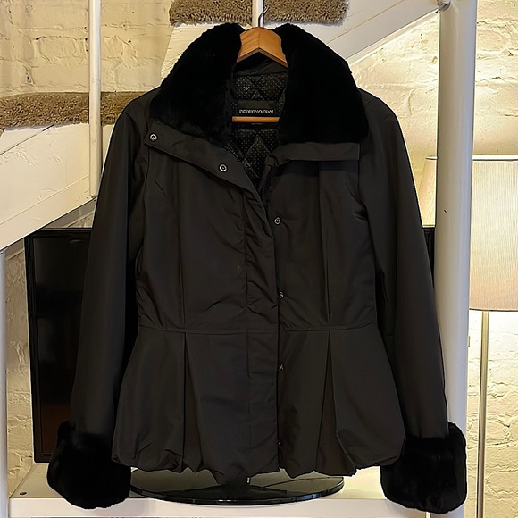 Emporio Armani Jackets & Blazers - Emporio Armani fur lined jacket